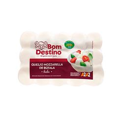 QUEIJO MUSSARELA DE BUFALA BOLA VACUO BOM DESTINO -¦ 400G