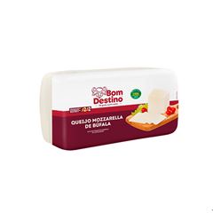 QUEIJO MUSSARELA DE BUFA BARRA  BOM DESTINO -¦ 2,5KG