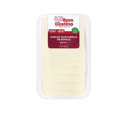 QUEIJO MUSSARELA DE BUFALA FATIADO BOM DESTINO 150G
