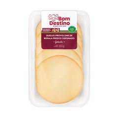 QUEIJO PROVOLONE DEFUMADO FATIADO BOM DESTINO 150G