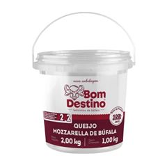 QUEIJO MUSSARELA DE BUFALA BOLA MEDIA BOM DESTINO 1KG
