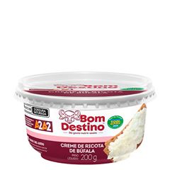 CREME DE RICOTA DE BUFALA BOM DESTINO 200G