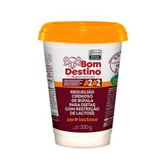 REQUEIJAO CREMOSO DE BUFALA  ZERO LACTOSE BOM DESTINO 200G