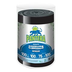 SACO LIXO PRETO SUPER REF. PANTERA  ROLO 100L 6X1X100
