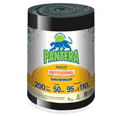 SACO LIXO PRETOSUPER REF. PANTERA ROLO 200L 1X50