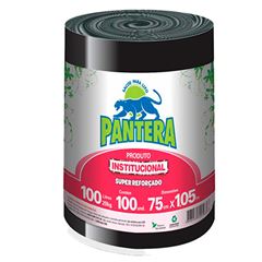 SACO LIXO PRETO SUPER REF. PANTERA  ROLO 100L 1X100
