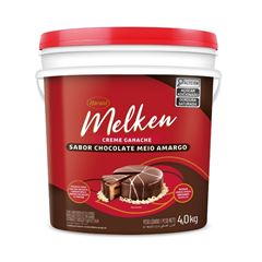 GANACHE CHOCOLATE MEIO AMARGO MELKEN BD 4 KG