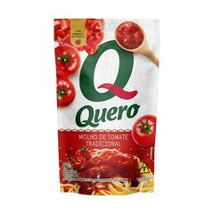 MOLHO DE TOMATE TRADICIONAL QUERO SACHE 32X240G