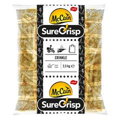 BATATA SURECRISP CRINKLE MCCAIN 4X2,5KG
