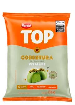 COBERTURA FRAC. GOTAS SABOR PISTACHE HARALD 1,010K