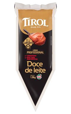 DOCE DE LEITE CREMOSO TIROL BISNAGA 1,8KG