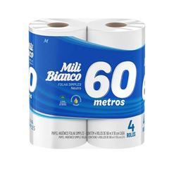 PAPEL HIGIENICO BIANCO NEUTRO 60M 24X4