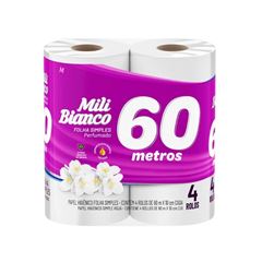 PAPEL HIGIENICO BIANCO PERFUMADO 60M 24X4