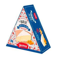 QUEIJO BRIE YEMA FRACIONADO 125G