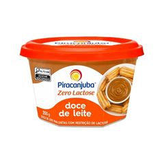 DOCE DE LEITE ZERO LACTOSE PIRACANJUBA POTE 350G