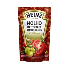 MOLHO DE TOMATE HEINZ AZEITONA SC 32X240G.