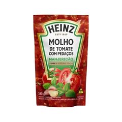 MOLHO DE TOMATE HEINZ MANJERICAO SC 32X240G.