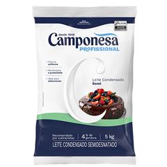 LEITE CONDENSADO SEMIDESNATADO CAMPONESA BAG 5KG