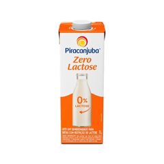 LEITE UHT  SEMI DESNATADO ZR LACTOSE PIRACANJUBA 12 X 1L
