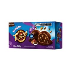 BOMBOM TUBETES NUTCREAM COB SABOR CHOC  BARION 24X168G