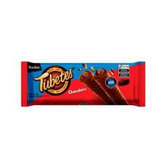 TUBETES WAFER RECH. CHOC E COBERTO C/CHOC BARION 34X80G