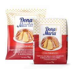 FARINHA DE TRIGO COM FERMENTO DONA MARIA 10X1KG