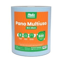PANO MULTIUSO AZUL ROLO MEDIX 40CMX28CMX240M
