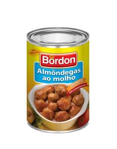 ALMONDEGA MISTA AO MOLHO BORDON LATA 24X420G