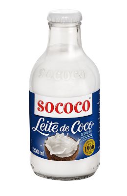 Leite de Coco Sococo Rtc vidro 200ml