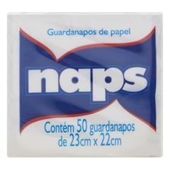 GUARDANAPO NAPS PEQUENO 21,5X23 C/50FOLHAS