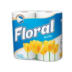 Papel Higienico Floral Neutro 16x4 30mts