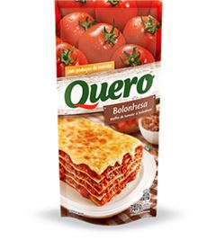 MOLHO DE TOMATE BOLONHESA QUERO SACHE 24X340G