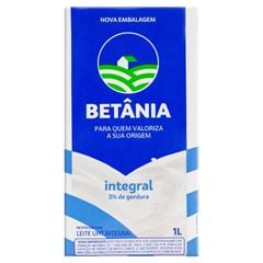LEITE UHT BETANIA INTEGRAL 1L