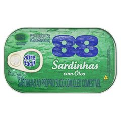 SARDINHA 88 EM OLEO 125G