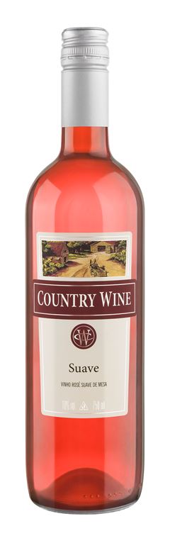 Vinho Rose Country Wine Suave 750ml