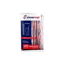 CANUDO STRAW CS301 SACHE 5MM 30X100 VERMELHO PP