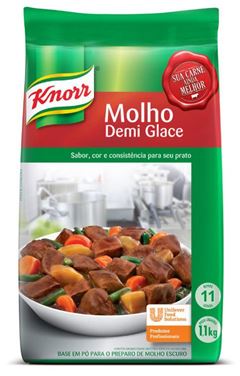 Molho Knorr Escuro Demi-glace Bag 1,100kg