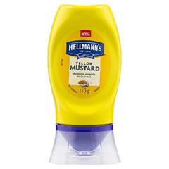 MOSTARDA HELLMANNS SQZ 170G