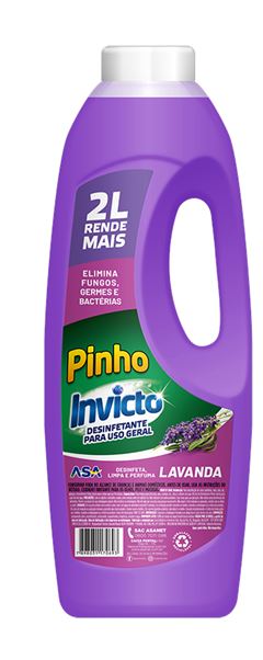 DESINFETANTE INVICTO PINHO LAVANDA 6X1,8L