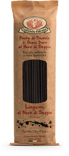 MASSA RUSTICHELLA LINGUINE AL NERO DI SEPP 12X500G