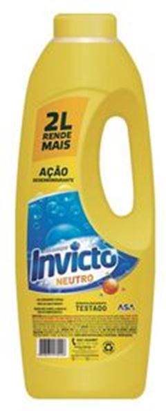 DETERGENTE LIQ INVICTO NEUTRO 6X1,8L