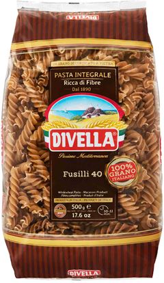 MASSA ITALIANA DIVELLA INTEGRAL 40 FUSILLI 500G