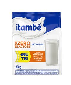 LEITE EM PO INST NOLAC LACTOSE ITAMBE POUCH 12X300G