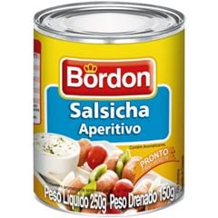 SALSICHA  APERITIVO  BORDON LATA 150G