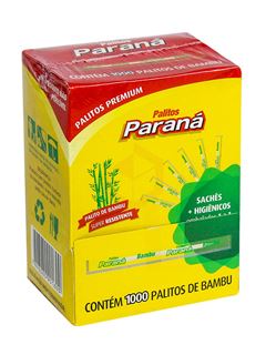 PALITO DE DENTE PARANA BAMBU C/1000UN 