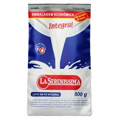 LEITE EM PO LA SERENISSIMA INTEGRAL  SACHE 10X800G