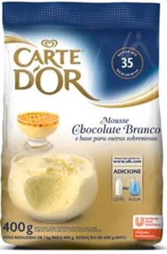 Carte Dor mousse chocolate branco 400g