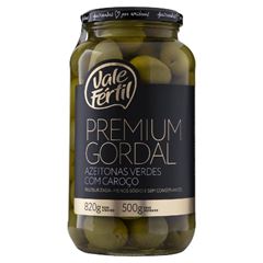 AZEITONA VERDE PREMIUM GORDAL VALE FERTIL VIDRO 500G