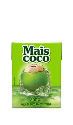Agua de coco Mais Coco Tp 200ml