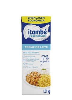 Creme de leite Itambé 17% tp 1,01kg